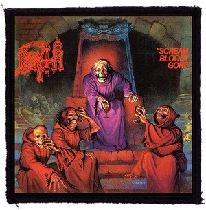 DEATH: Scream Bloody (9,5 cm x 9,5 cm) (felvarró)