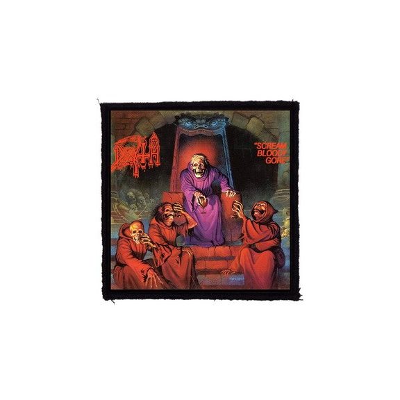 DEATH: Scream Bloody (9,5 cm x 9,5 cm) (felvarró) DEATH: Scream Bloody (9,5 cm x 9,5 cm) (felvarró)