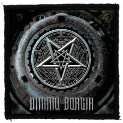 DIMMU BORGIR: Logo (9,5 cm x 9,5 cm) (felvarró)