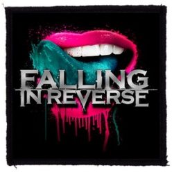 FALLING IN REVERSE: Tongue (9,5 cm x 9,5 cm) (felvarró)