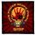 FIVE FINGER DEATH PUNCH: 5FDP Skull (9,5 cm x 9,5 cm) (felvarró)