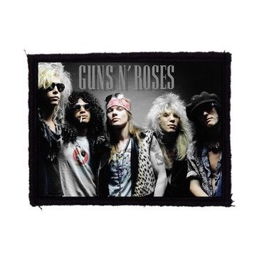 GUNS N' ROSES: Band (9,5 cm x 7,5 cm) (felvarró)