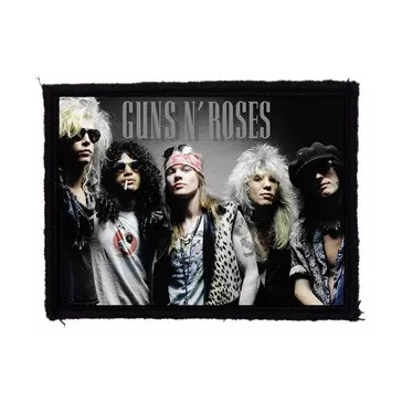 GUNS N' ROSES: Band (9,5 cm x 7,5 cm) (felvarró)