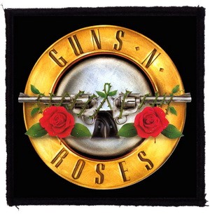 GUNS N' ROSES: Bullet (9,5 cm x 9,5 cm) (felvarró)