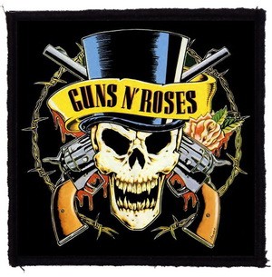 GUNS N' ROSES: Kalapos (9,5 cm x 9,5 cm) (felvarró)
