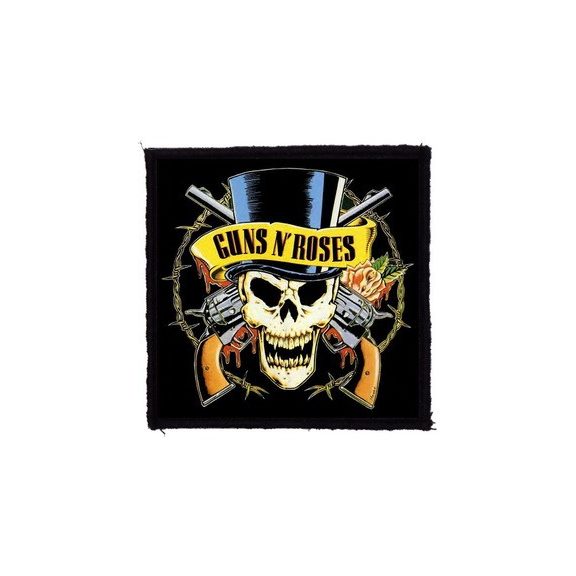 GUNS N' ROSES: Kalapos (9,5 cm x 9,5 cm) (felvarró) GUNS N' ROSES: Kalapos (9,5 cm x 9,5 cm) (felvarró)