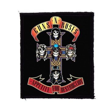   GUNS N' ROSES: Appetite For Destruction (8 cm x 9,5 cm) (felvarró)