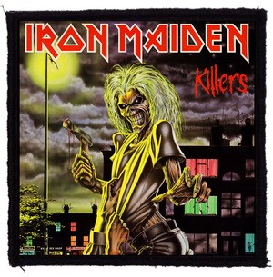 IRON MAIDEN: Killers (9,5 cm x 9,5 cm) (felvarró)