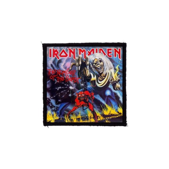 IRON MAIDEN: Number Of The Beast (9,5 cm x 9,5 cm) (felvarró) IRON MAIDEN: Number Of The Beast (9,5 cm x 9,5 cm) (felvarró)