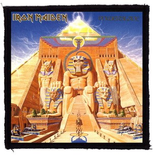 IRON MAIDEN: Powerslave (9,5 cm x 9,5 cm) (felvarró)