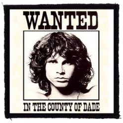 JIM MORRISON: Wanted (9,5 cm x 9,5 cm) (felvarró)