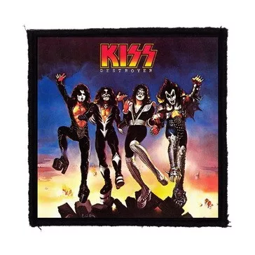 KISS: Destroyer (9,5 cm x 9,5 cm) (felvarró)