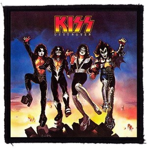 KISS: Destroyer (9,5 cm x 9,5 cm) (felvarró)
