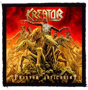 KREATOR: Phantom (9,5 cm x 9,5 cm) (felvarró)