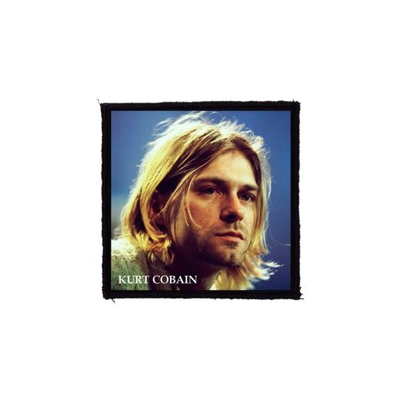 KURT COBAIN: Portrait színes (9,5 cm x 9,5 cm) (felvarró) KURT COBAIN: Portrait színes (9,5 cm x 9,5 cm) (felvarró)