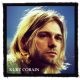 KURT COBAIN: Portrait színes (9,5 cm x 9,5 cm) (felvarró)