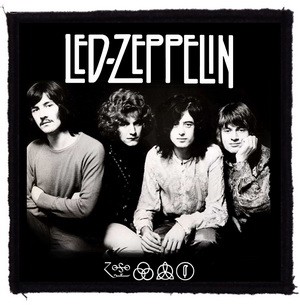 LED ZEPPELIN: Band (9,5 cm x 9,5 cm) (felvarró)