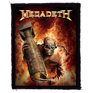 MEGADETH: Arsenal (7,5 cm x 9,5 cm) (felvarró)