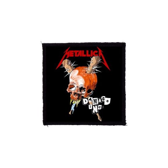 METALLICA: Damage (9,5 cm x 9,5 cm) (felvarró) METALLICA: Damage (9,5 cm x 9,5 cm) (felvarró)