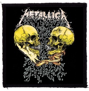 METALLICA: Sad But True (9,5 cm x 9,5 cm) (felvarró)