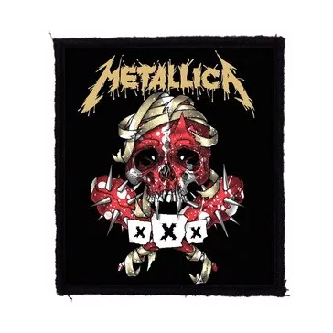 METALLICA: XXX (8,5 cm x 9,5 cm) (felvarró)