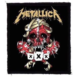 METALLICA: XXX (8,5 cm x 9,5 cm) (felvarró)