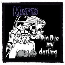 MISFITS: Die Die My Darling (9,5 cm x 9,5 cm) (felvarró)