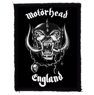 MOTORHEAD: England (7 cm x 9,5 cm) (felvarró)