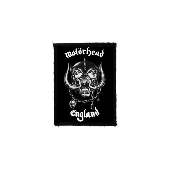 MOTORHEAD: England (7 cm x 9,5 cm) (felvarró) MOTORHEAD: England (7 cm x 9,5 cm) (felvarró)