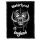 MOTORHEAD: England (7 cm x 9,5 cm) (felvarró)