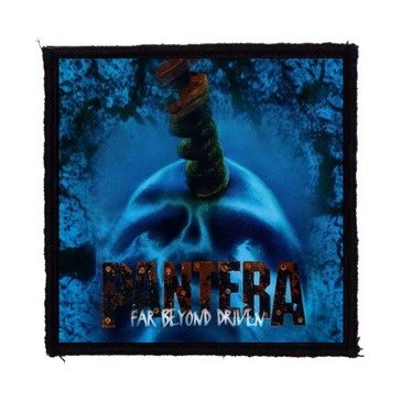 PANTERA: Far Beyond Driven (9,5 cm x 9,5 cm) (felvarró)