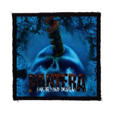 PANTERA: Far Beyond Driven (9,5 cm x 9,5 cm) (felvarró)
