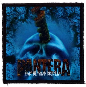 PANTERA: Far Beyond Driven (9,5 cm x 9,5 cm) (felvarró)