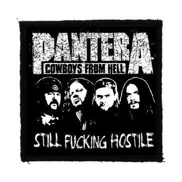 PANTERA: Still Fucking (9,5 cm x 9,5 cm) (felvarró)
