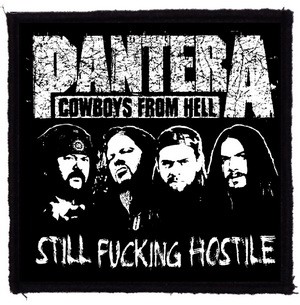 PANTERA: Still Fucking (9,5 cm x 9,5 cm) (felvarró)