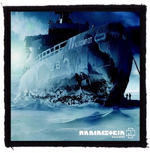 RAMMSTEIN: Rosenrot (9,5 cm x 9,5 cm) (felvarró)
