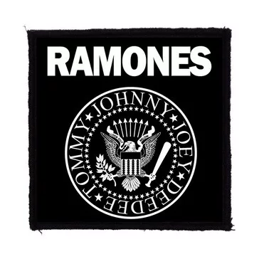 RAMONES: Logo (9,5 cm x 9,5 cm) (felvarró)
