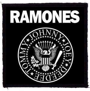 RAMONES: Logo (9,5 cm x 9,5 cm) (felvarró)
