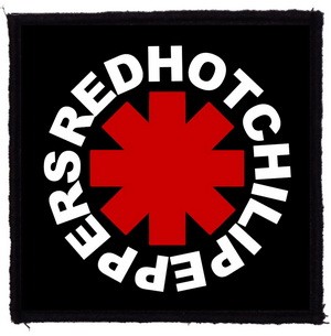RED HOT CHILI PEPPERS: Logo (9,5 cm x 9,5 cm) (felvarró)