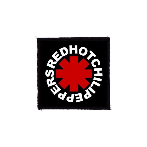 RED HOT CHILI PEPPERS: Logo (9,5 cm x 9,5 cm) (felvarró) RED HOT CHILI PEPPERS: Logo (9,5 cm x 9,5 cm) (felvarró)