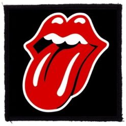 ROLLING STONES: Tongue (9,5 cm x 9,5 cm) (felvarró)