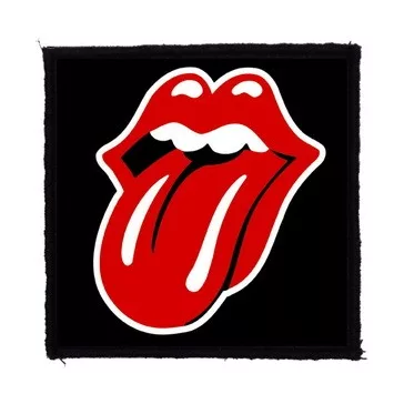 ROLLING STONES: Tongue (9,5 cm x 9,5 cm) (felvarró)