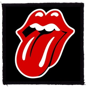 ROLLING STONES: Tongue (9,5 cm x 9,5 cm) (felvarró)