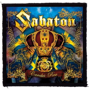 SABATON: Carolus (9,5 cm x 9,5 cm) (felvarró)