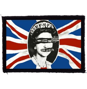 SEX PISTOLS: God Save (9,5 cm x 6,5 cm) (felvarró)