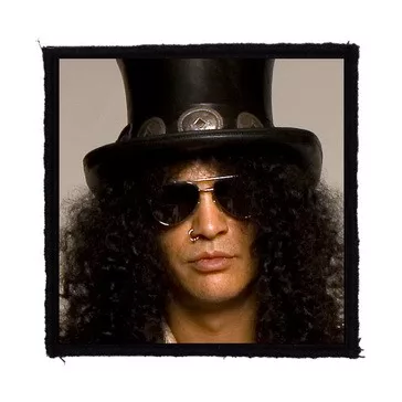 SLASH: Portrait (9,5 cm x 9,5 cm) (felvarró)