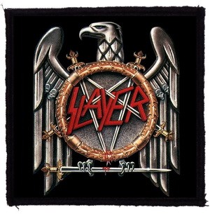SLAYER: Sas (9,5 cm x 9,5 cm) (felvarró)