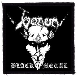VENOM: Black Metal (9,5 cm x 9,5 cm) (felvarró)