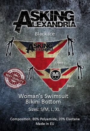 ASKING ALEXANDRIA: GB (bikini alsó) (akciós!)