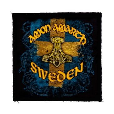 AMON AMARTH: Sweden Logo (9,5 cm x 9,5 cm) (felvarró)